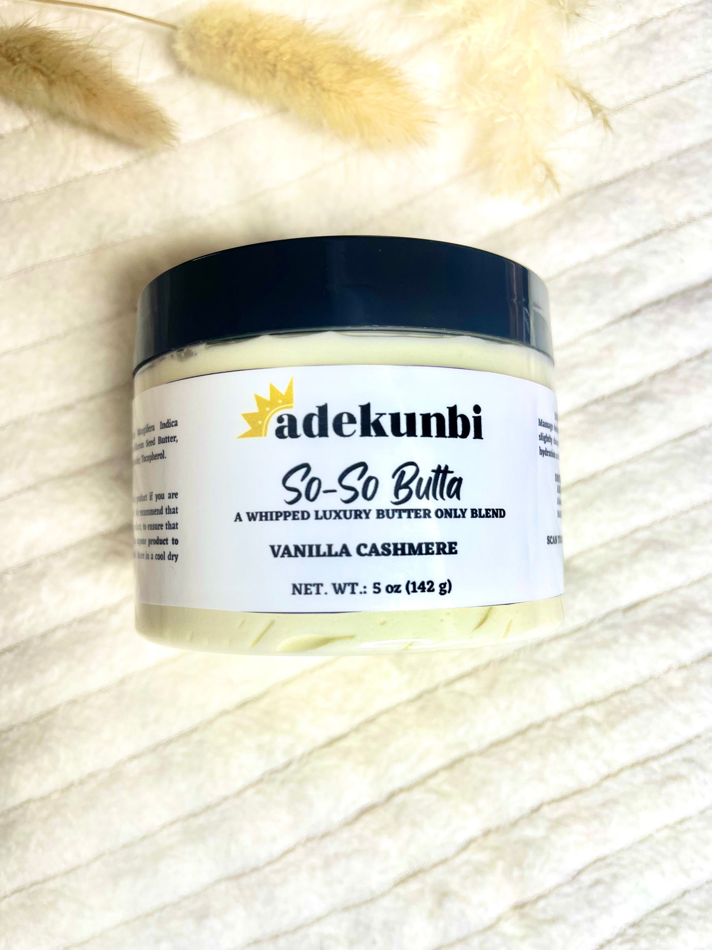 So-So Butta | Vanilla Cashmere | Whipped Body Butter