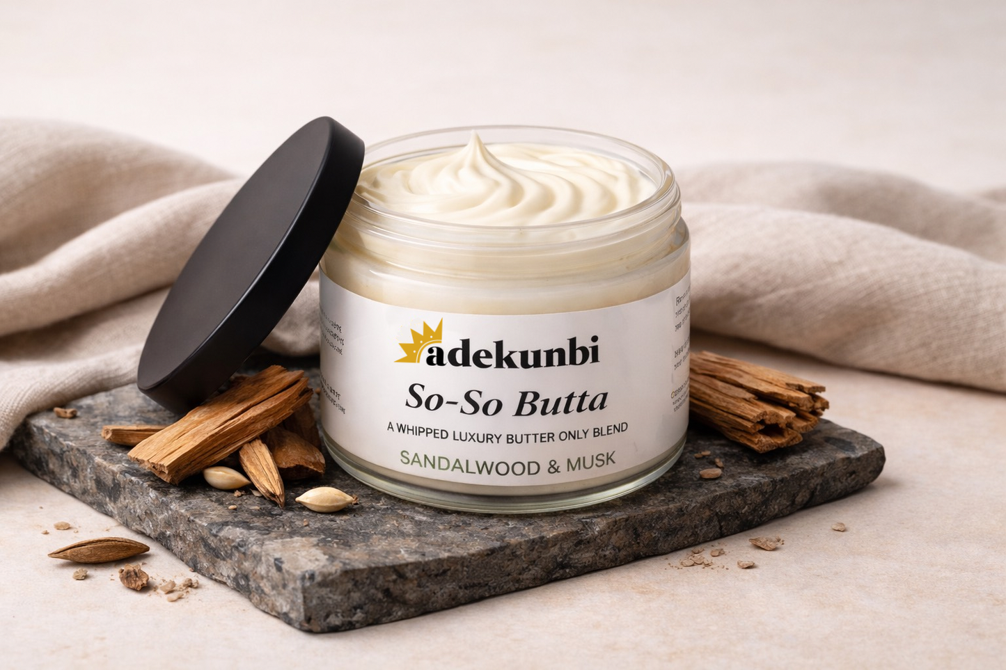So-So Butta | Sandalwood & Musk | Whipped Body Butter