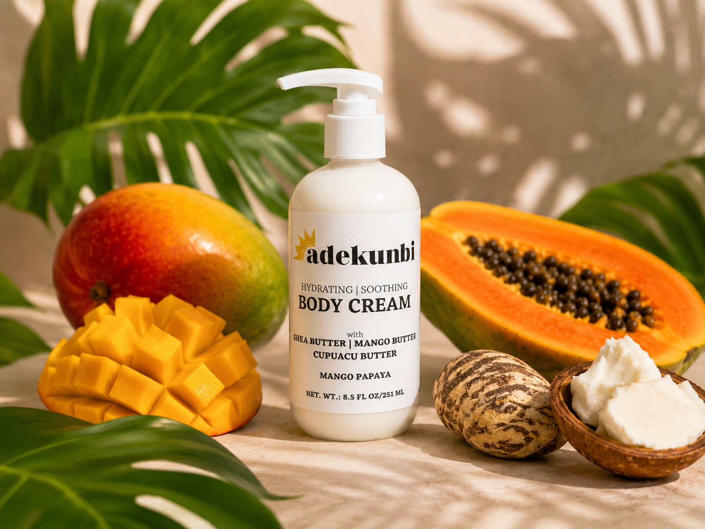 Body Cream | Shea Butter, Mango Butter, Cupuaçu Butter | Moisturizing & Nourishing