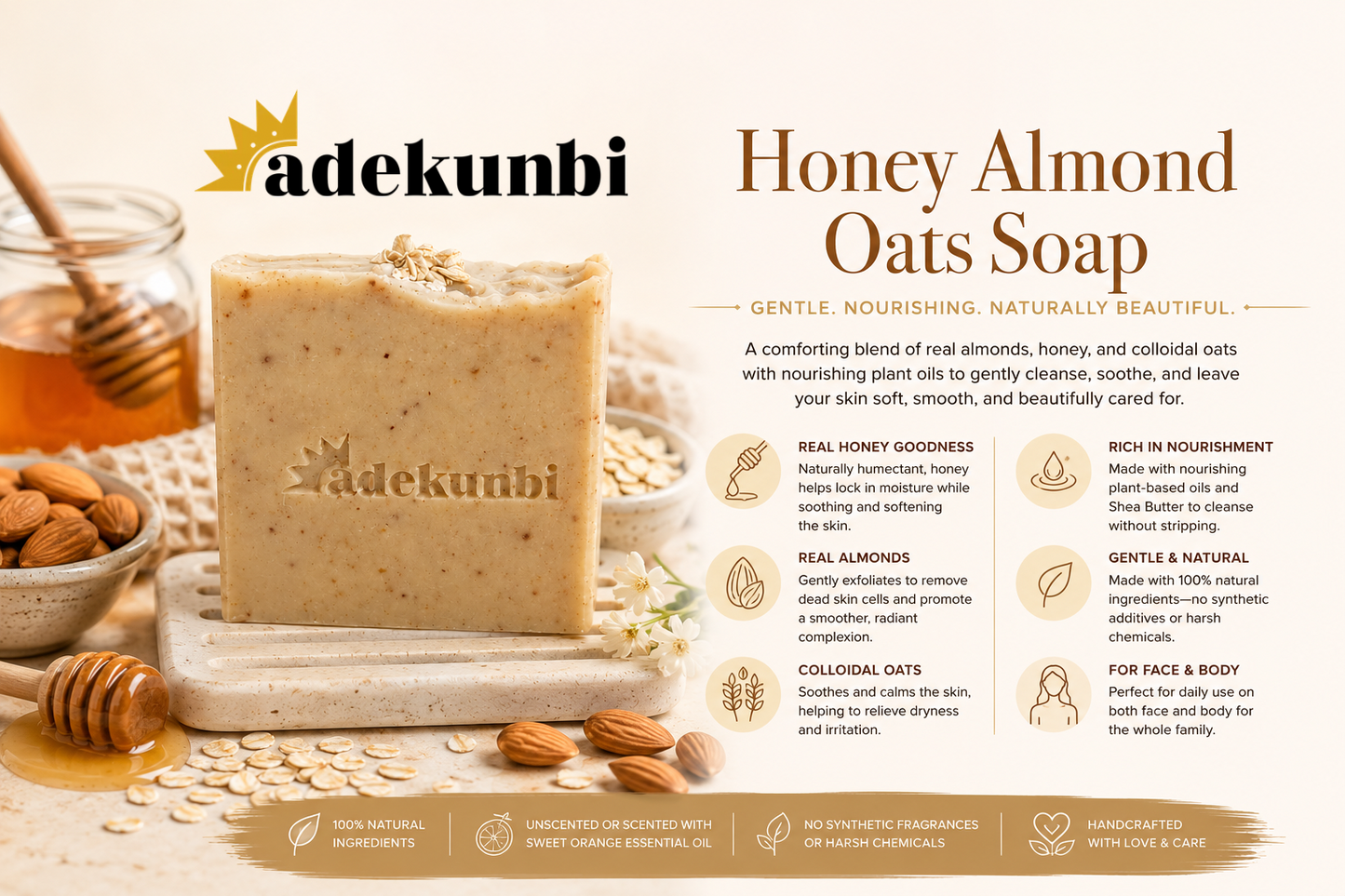 Natural Bar Soaps | Shea Butter Nourishing Bar